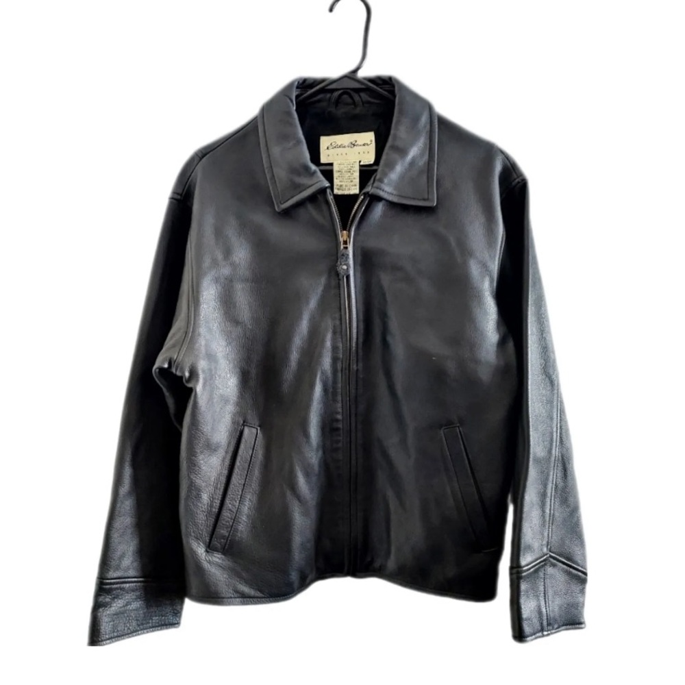 Women's Eddie Bauer Leather Zip Jacket